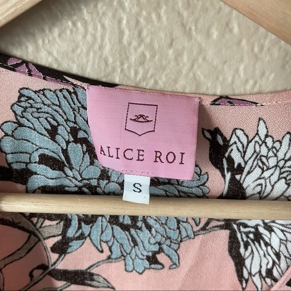 Alice Roi floral wrap Dress - Picture 4 of 4